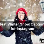 Winter Snow Captions for Instagram