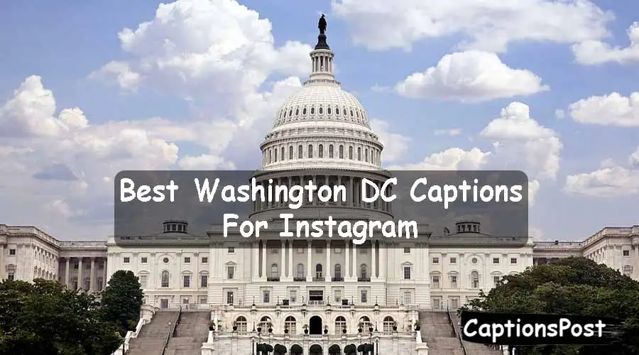 Washington DC Captions For Instagram