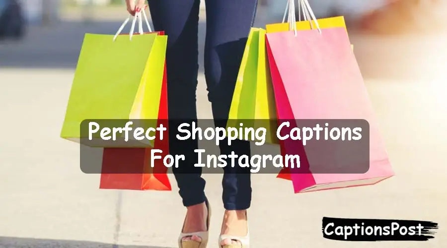 Shopping Captions For Instagram