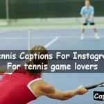 Tennis Captions For Instagram