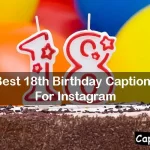 18th Birthday Captions