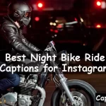 Night Bike Ride Captions for Instagram