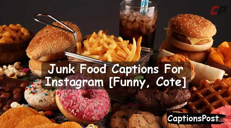 Junk Food Captions For Instagram