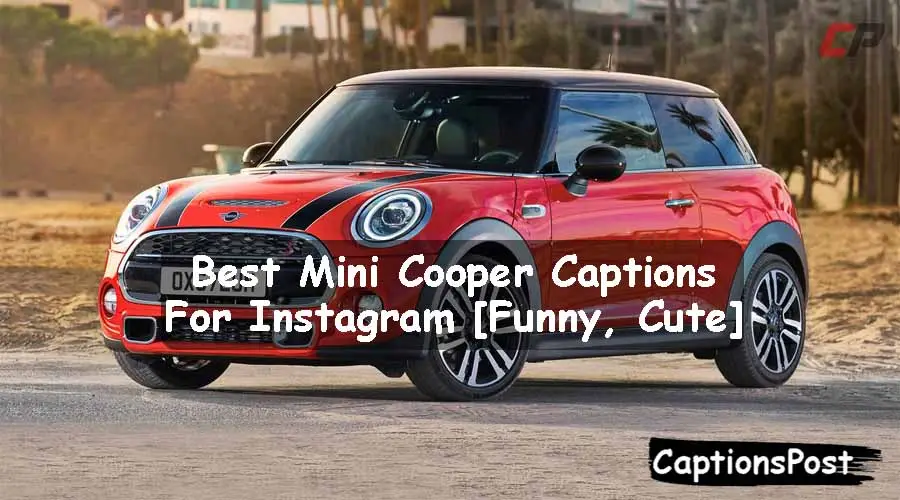 Mini Cooper Captions For Instagram