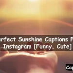 Sunshine Captions For Instagram