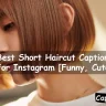 Short Haircut Captions For Instagram
