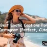 Exotic Captions For Instagram
