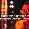 Neon Captions For Instagram