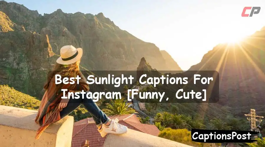 Sunlight Captions For Instagram