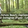 Nature Beauty Captions For Instagram