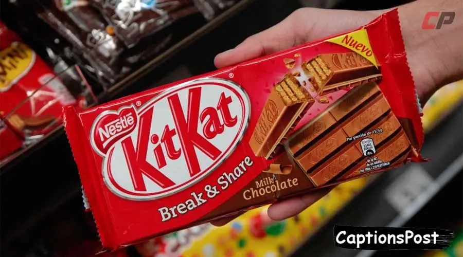 Kit Kat Candy Captions For Instagram