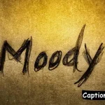Moody Captions for Instagram
