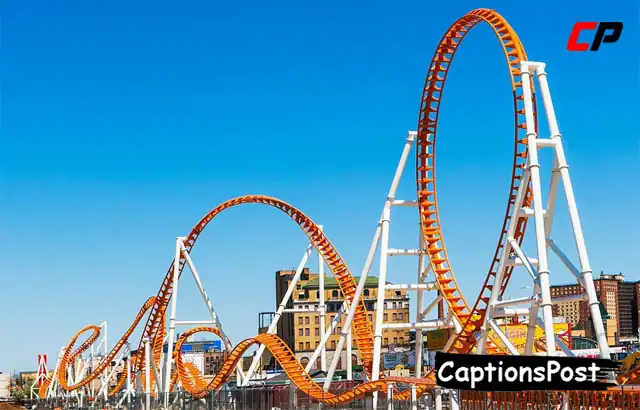 Roller Coaster Captions for Instagram
